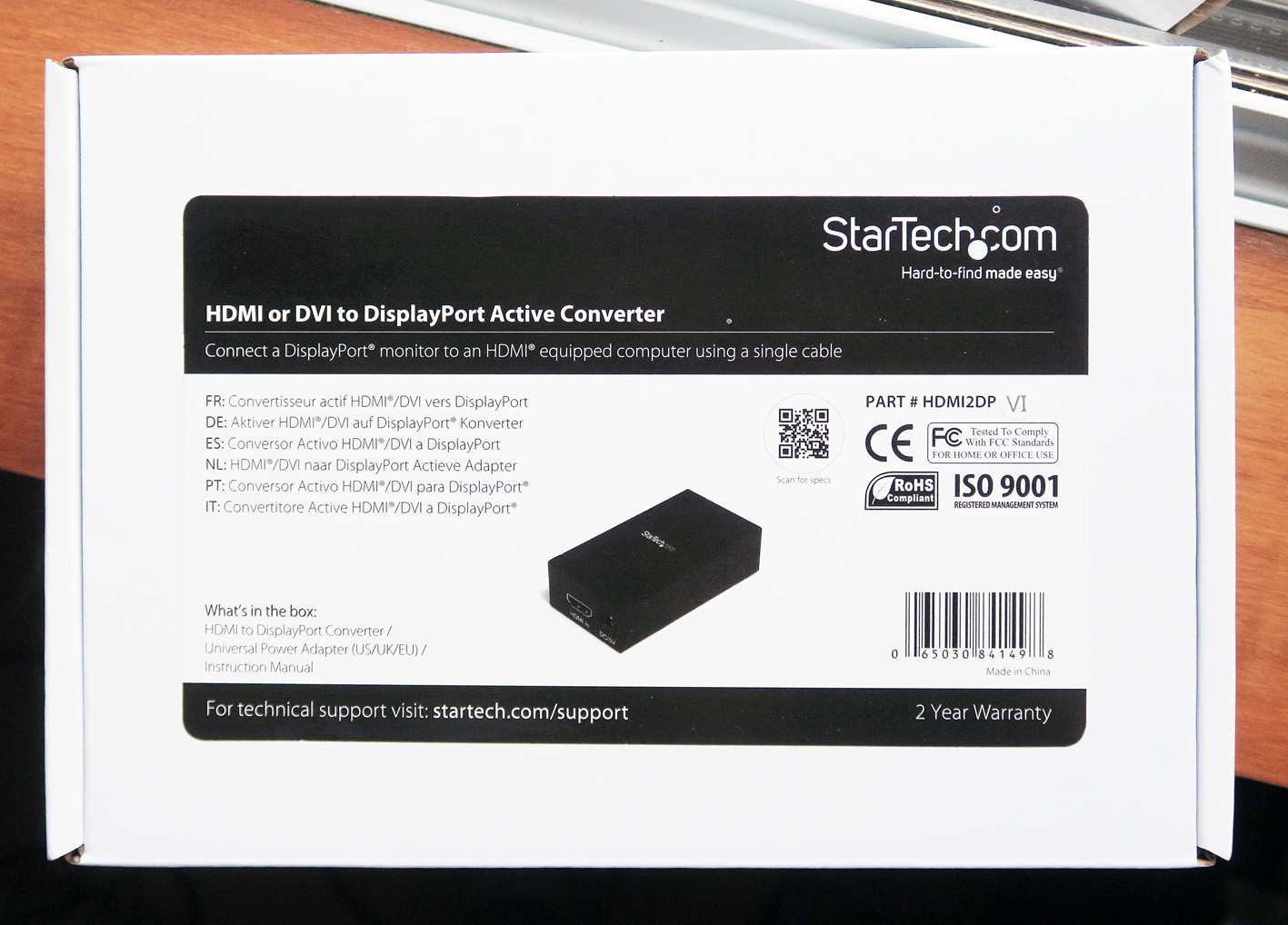 1 STARTECH HDMI to DISPLAYPORT ACTIVE CONVERTER box copy.jpg