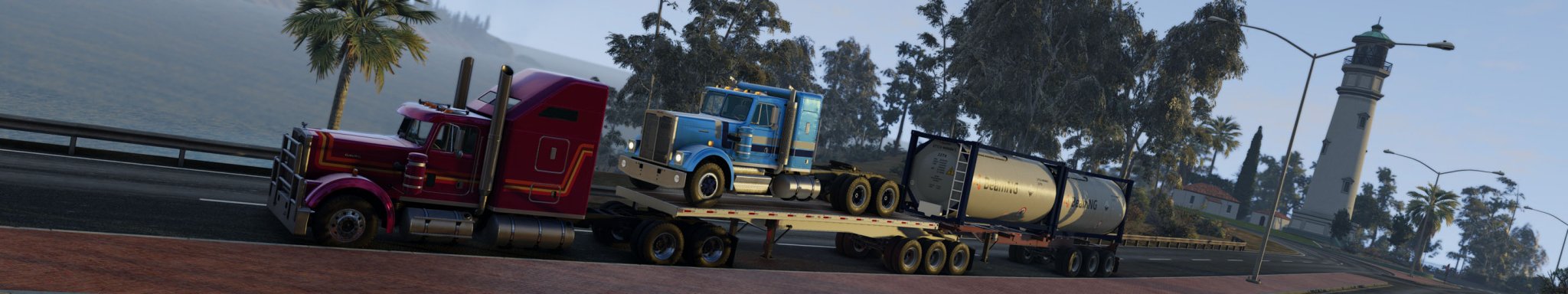 3 BeamNG Gavril T83 Long Haul CUSTOM with 2 TRAILERS at REFINERY copy.jpg