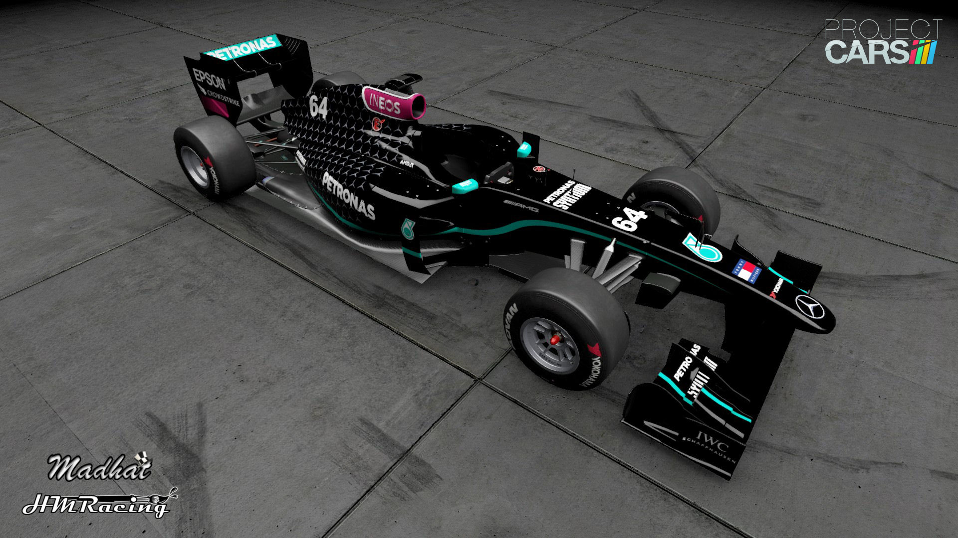 Black Mercedes W11 2020 Formula A 01.jpg