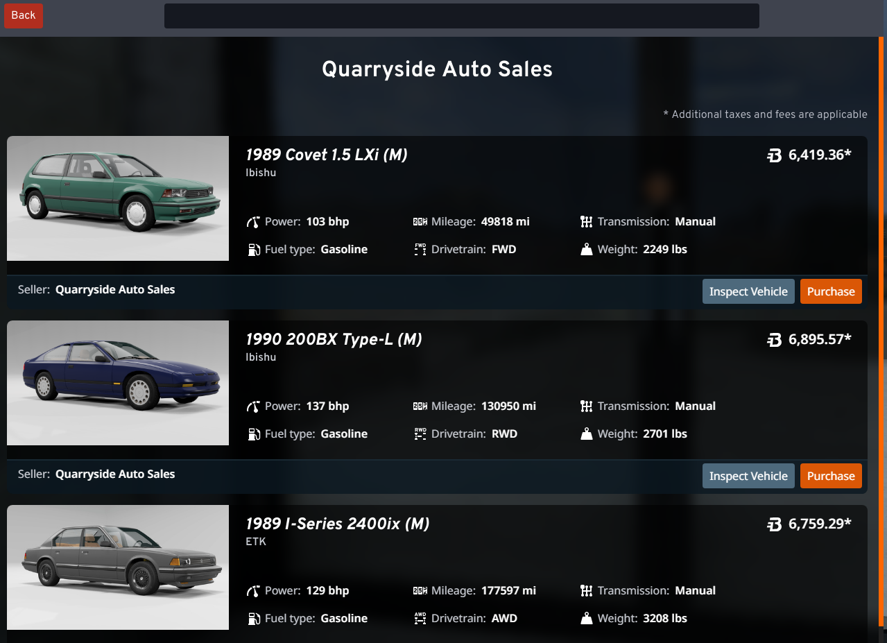First Car Options.png