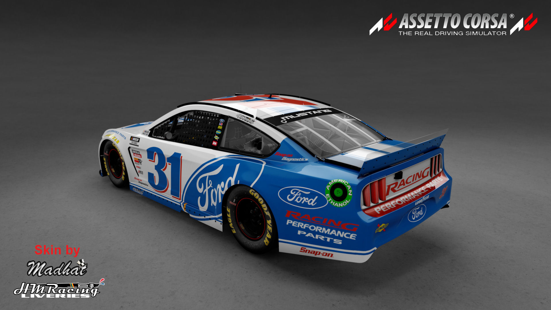 Ford Performance Parts Mustang Nascar Madhat HMRacing Liveries 05.jpg