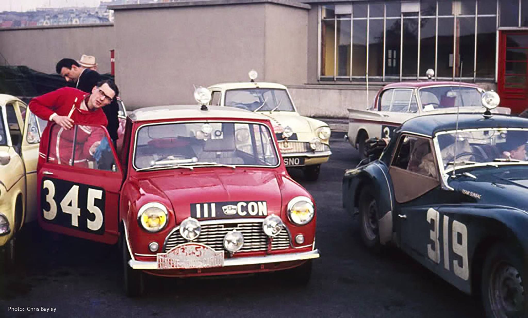 ralph broad norman hunt1961 mini monte carlo rally.jpg