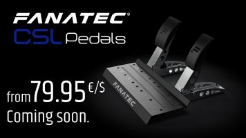 Fanatec New CSL Pedals at a competitive price point - €79.95