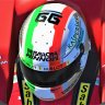 Antonio Giovinazzi Scuderia Ferrari Helmet