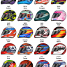 F1 2021-2020 Helmet Templates