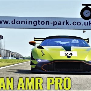 Aston Martin Vulcan AMR Pro | HOTLAP at Donington Park | Assetto Corsa | 4K