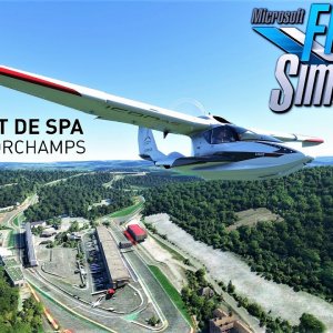 Flying over Spa-Francorchamps | Microsoft Flight Simulator | 4K