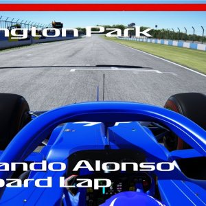 F1 2021 Fernando Alonso Onboard Donington Park - Alpine F1 Team
