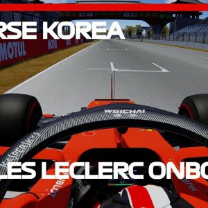 Assetto Corsa F1 2019 SF90 - Charles Leclerc Onboard Reverse Korea