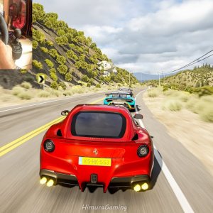 Ferrari F12 Berlineta Speeding Through LA Canyons Traffic | Assetto Corsa Ultra Graphics 4k