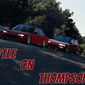 EF Battle On Thompson Road Circuit - Assetto Corsa