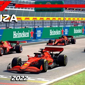 F1 2022 vs F1 2021 - Scuderia Ferrari Cars  | Italian GP | Assetto Corsa Reshade Realistic