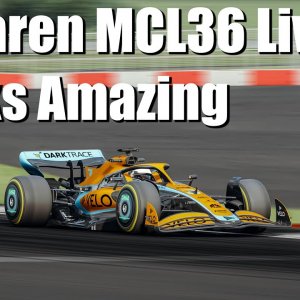 Most Beautiful F1 2022 Car Livery Yet ? Mclaren MCL36 On Track