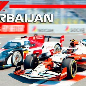 F1 2022 vs Toyota GR010 Hybrid LMH | Azerbaijan GP | Assetto Corsa Reshade