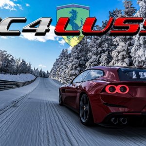 Ferrari GTC4Lusso | SNOWY Nurburgring Nordschleife Lap | Assetto Corsa  | 2K 60 FPS