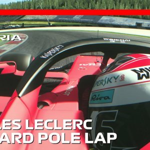 Charles Leclerc's Pole Lap | 2019 Austrian Grand Prix | #assettocorsa