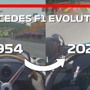 The Onboard Evolution Of MERCEDES F1 (1954-2023)