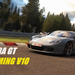 STRAIGHT PIPED Porsche Carrera GT takes on the Nürburgring | Assetto Corsa 4K/60fps