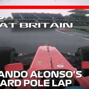 Fernando Alonso's Pole Lap | 2012 British Grand Prix | #assettocorsa