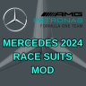 MERCEDES 2024 RACE SUITS